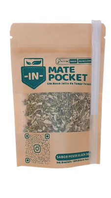 TERERÉ MATE IN POCKET SABOR MENTA BLACK