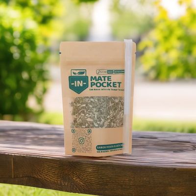 TERERÉ MATE IN POCKET SABOR MENTA BLACK
