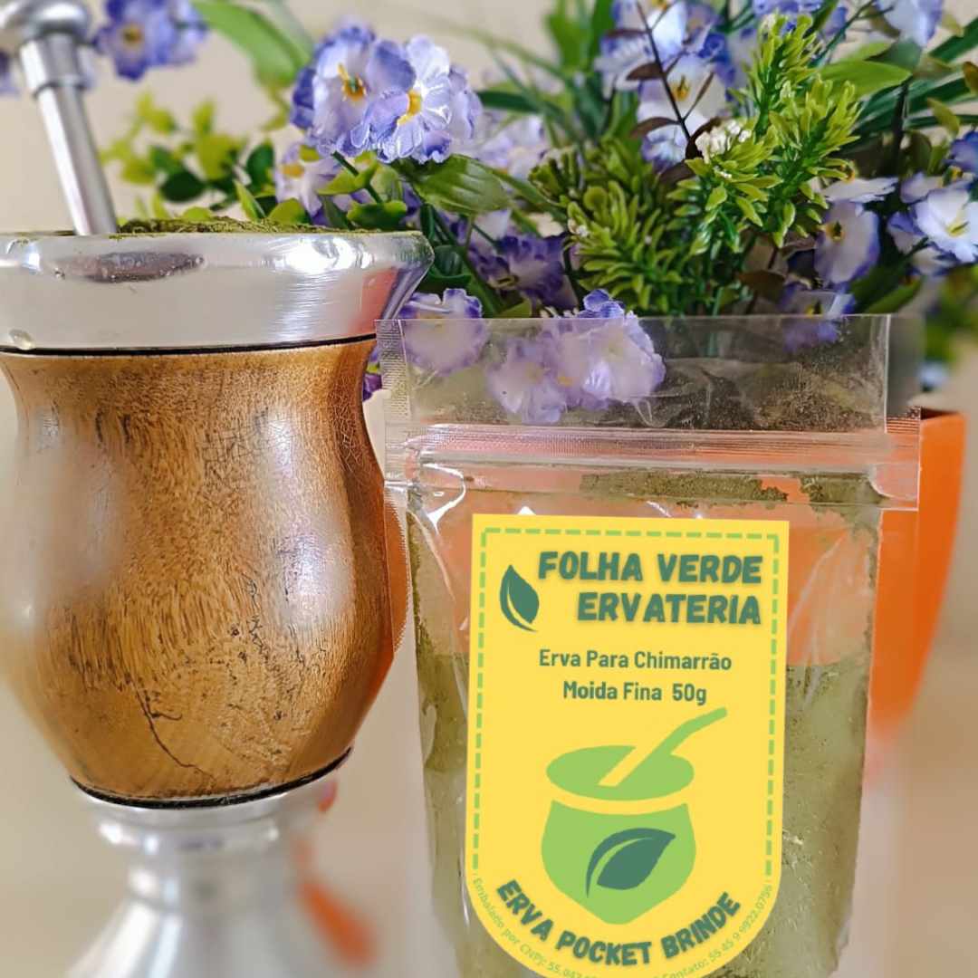 ERVA POCKET TERERÉ OU CHIMARRÃO BRINDES PERSONALIZADOS