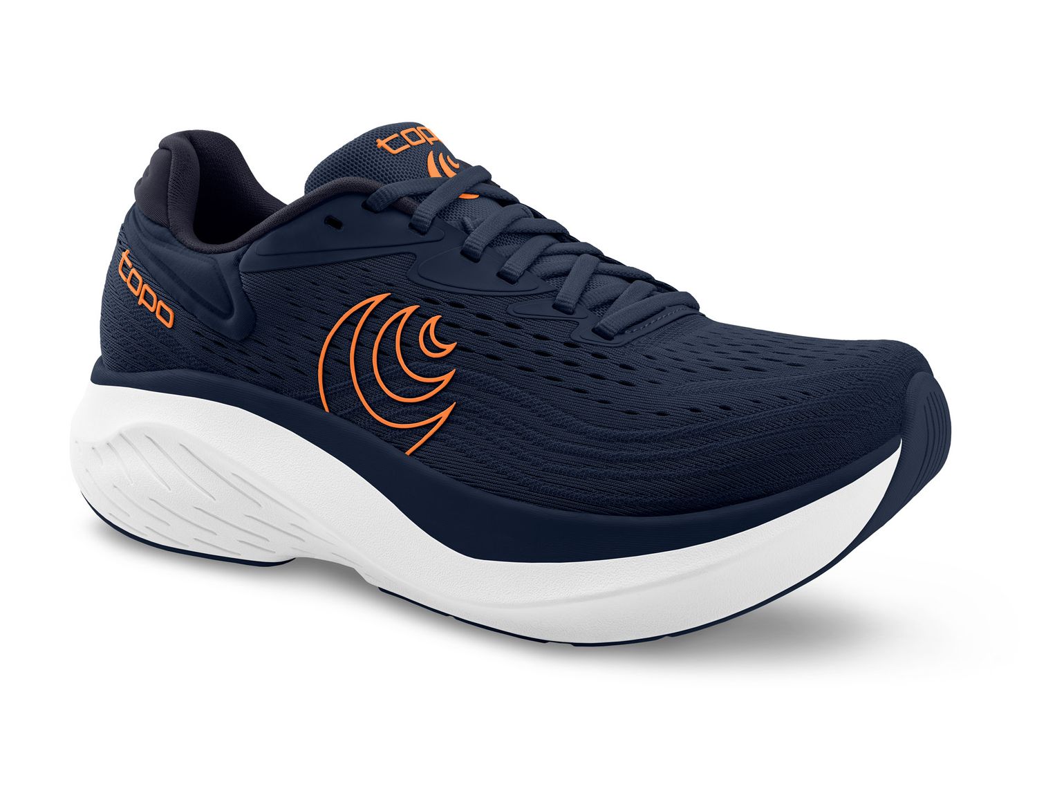 Men's Atmos 2, Color: Navy / Orange, Size: 8.0