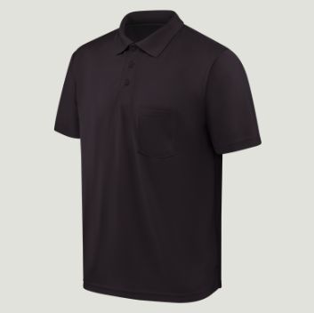 RED KAP POLO SHIRT BLACK