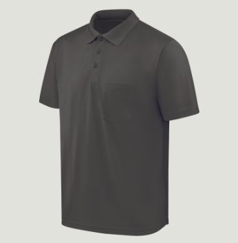 RED KAP POLO SHIRT CHARCOAL