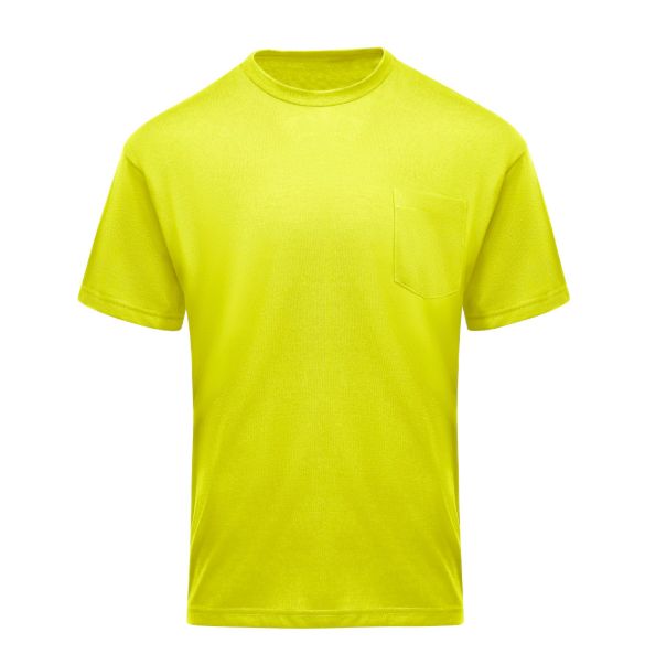SOLID CORE TEE W/POCKET LIME-SK2SYL