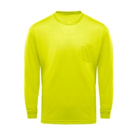 SOLID CORE LONG SLEEVE TEE W/POCKET LIME- SK2LYL