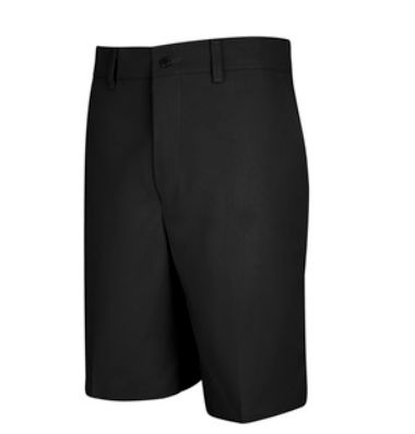 MEN&#39;S PLAIN FRONT SHORT BLACK-PT26BK