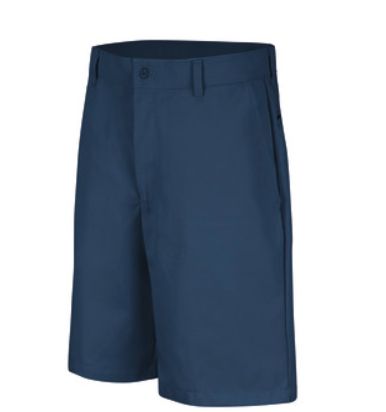 MEN&#39;S PLAIN FRONT SHORT NAVY-PT26NV
