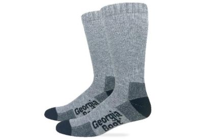 2PK ULTRA-DRI WORK BOOT SOCK MIDWEIGHT GREY-2/73265