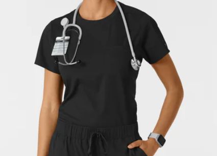 BOUNDLESS WOMENS CLASSIC SCRUB TEE-6451