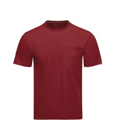 COOLING SHORT SLEEVE WORK SHIRT CRIMSON-TKM2CM