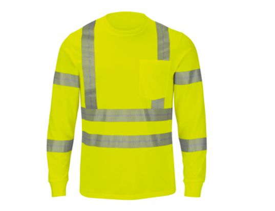 HI-VIS TYPE R CLASS 3 LONG SLEEVE SHIRT-SVY3AB