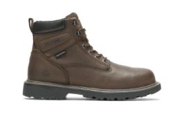 FLOORHAND WATERPROOF BOOT, STEEL TOE DARK BROWN- W10633