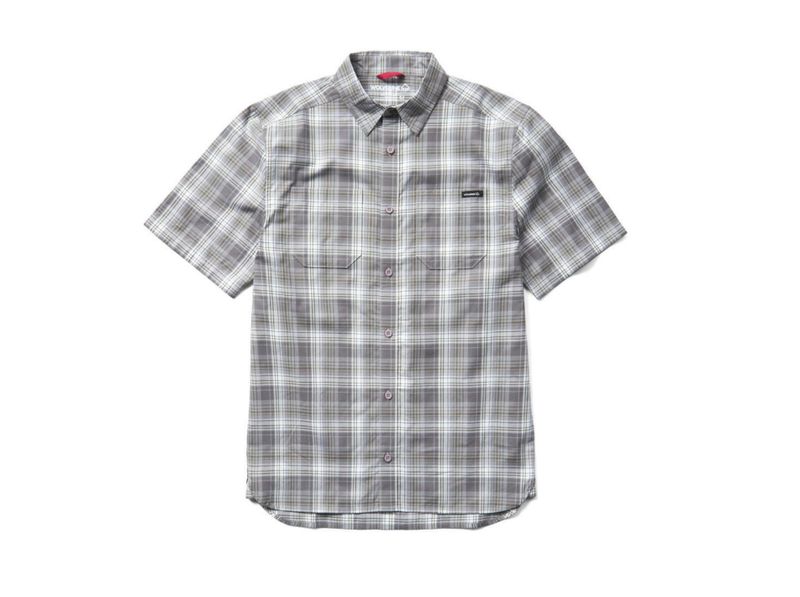 BUILT STRETCH SS PLAID SHORT SLEEVE SHIRT -W1213630