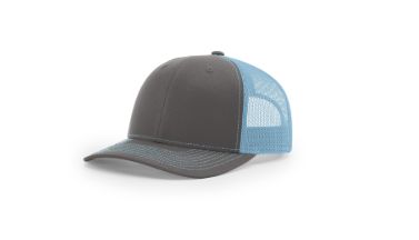 RICHARDSON SNAPBACK HAT CHARCOAL/ COLUMBIA BLUE -112