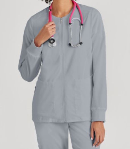 GIANNA WARMUP SCRUB JACKET-GRSW873