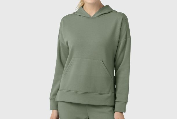 UNWIND &amp; LOUNGE WOMENS FLEECE HOODIE-6289