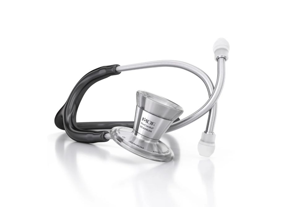 PROCARDIAL TITANIUM CARDIOLOGY STETHOSCOPE BLACK-MDF797T11