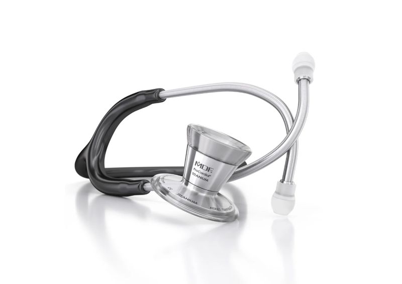 PROCARDIAL TITANIUM CARDIOLOGY STETHOSCOPE BLACK-MDF797T11