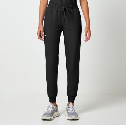 WOMEN'S CHEROKEE SCRUB JOGGER 5 PKT- CK00034A, Colour: BLACK, Size: XXS