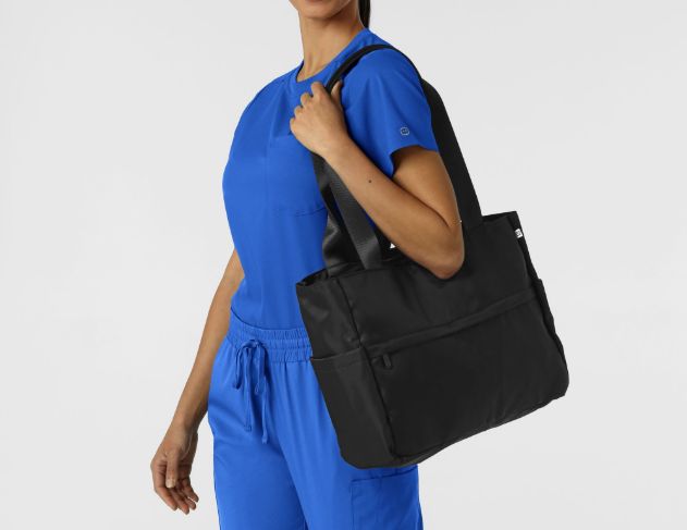 WINK TOTE BAG BLACK-A102