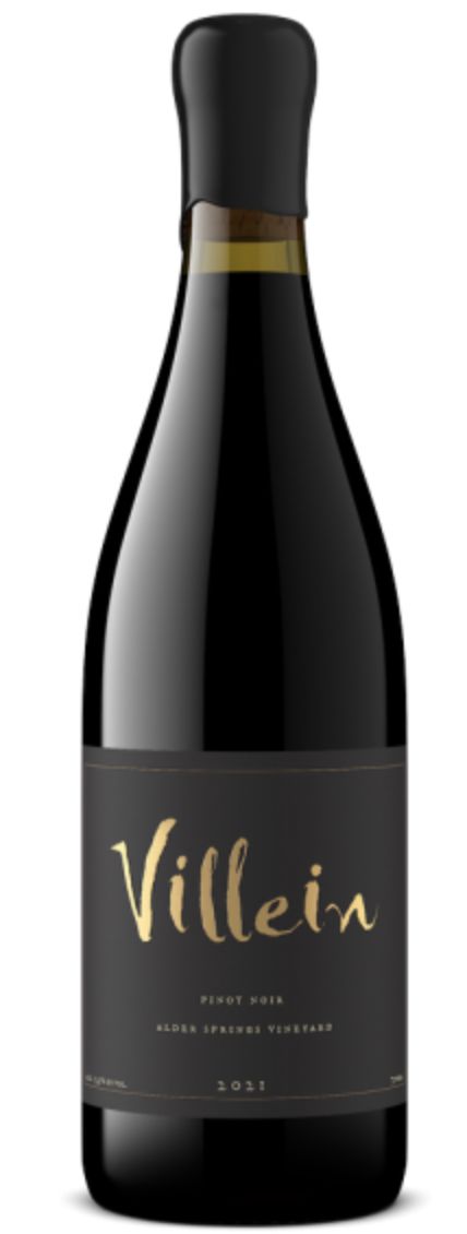 Villein Alder Springs Vineyard Pinot Noir 2021, Mendocino County, California