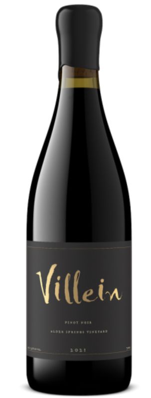Villein Alder Springs Vineyard Pinot Noir 2021, Mendocino County, California