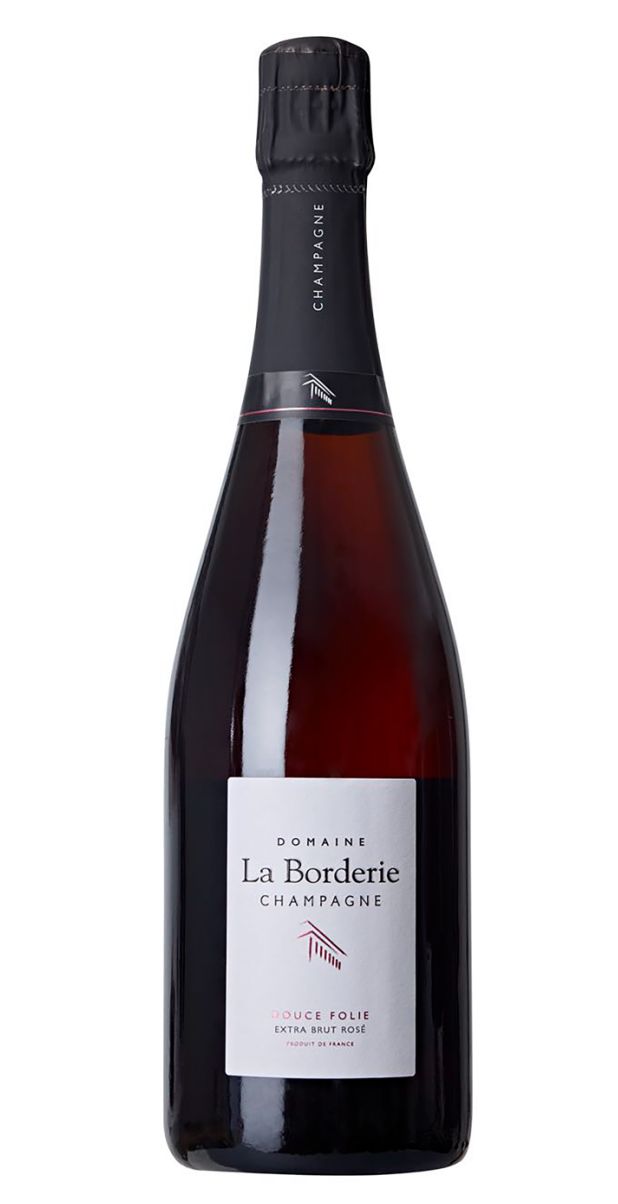 Domaine La Borderie &#39;Douce Folie&#39; Rosé Extra Brut, Champagne, France