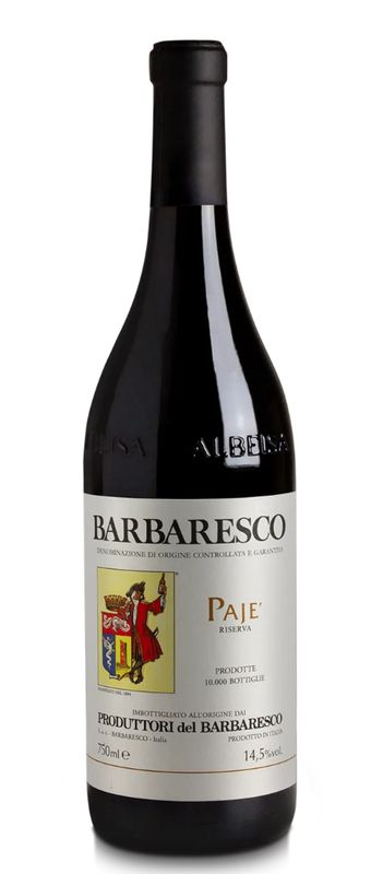 Produttori del Barbaresco &#39;Pajè&#39; Barbaresco Riserva 2019, Piedmont Italy