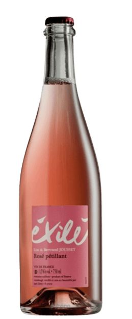 Lise et Bertrand Jousset 'Exilé' Pét-Nat Rosé 2023, Loire Valley, Franc
