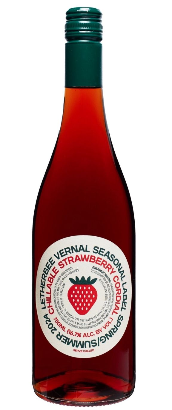Letherbee Distillers Vernal Strawberry Cordial