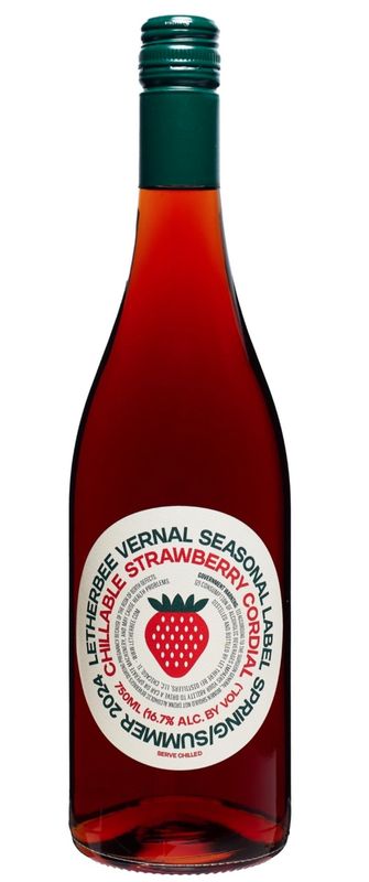 Letherbee Distillers Vernal Strawberry Cordial