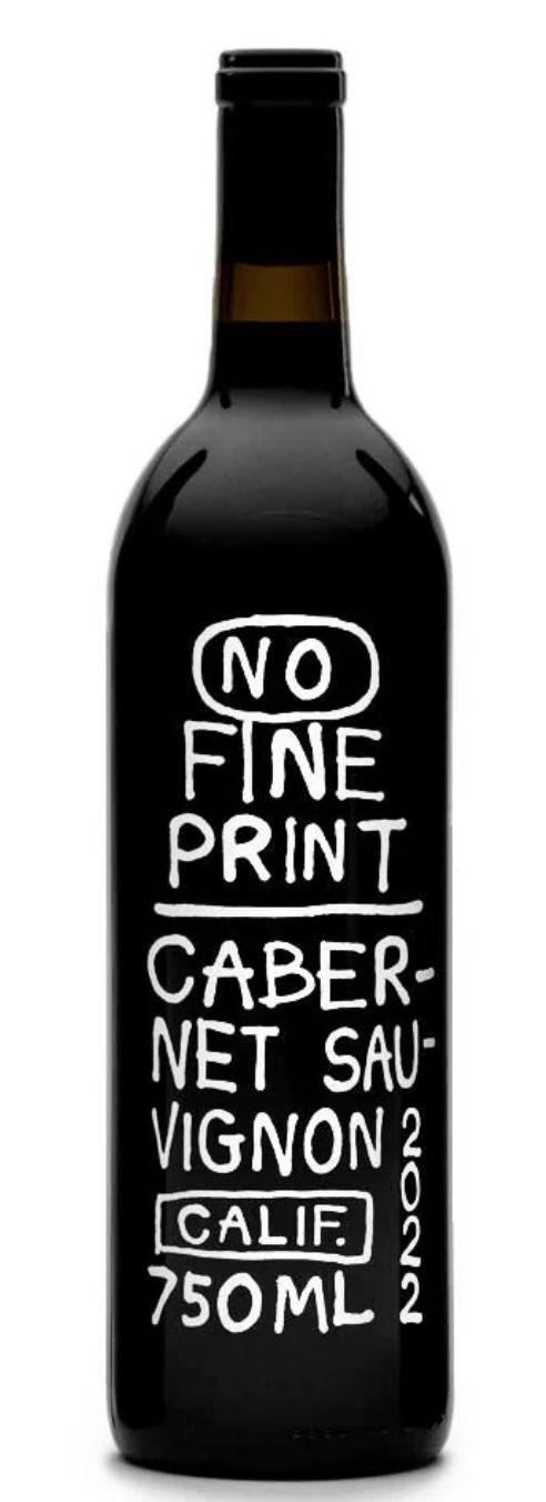 No Fine Print Cabernet Sauvignon 2023, Lodi, California