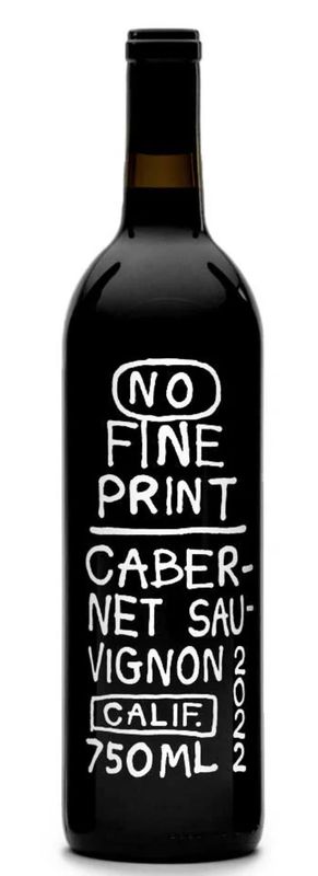 No Fine Print Cabernet Sauvignon 2023, Lodi, California