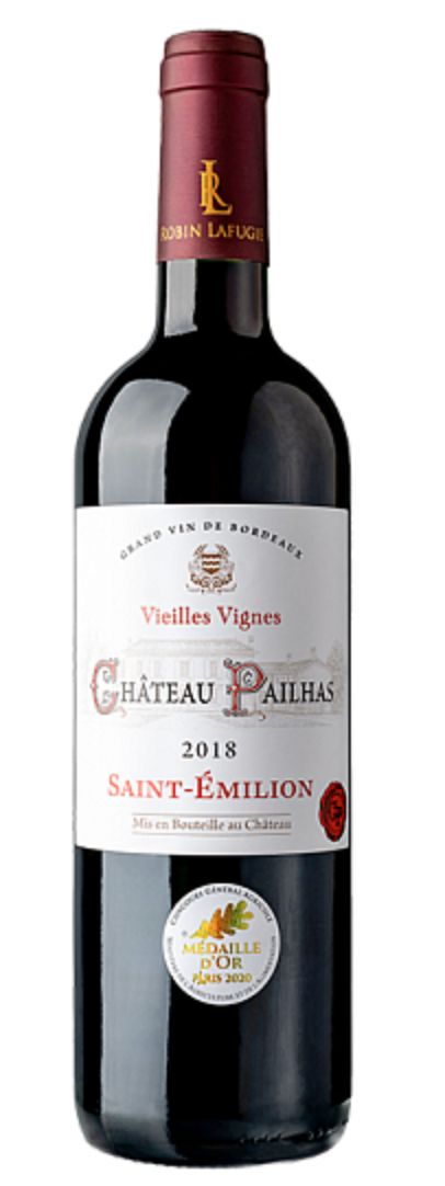 Château Pailhas Saint-Émilion Vieilles Vignes 2019, Bordeaux, France