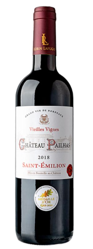 Château Pailhas Saint-Émilion Vieilles Vignes 2019, Bordeaux, France
