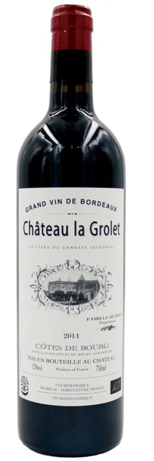 Château Grolet Côtes de Bourg 2022, Bordeaux, France