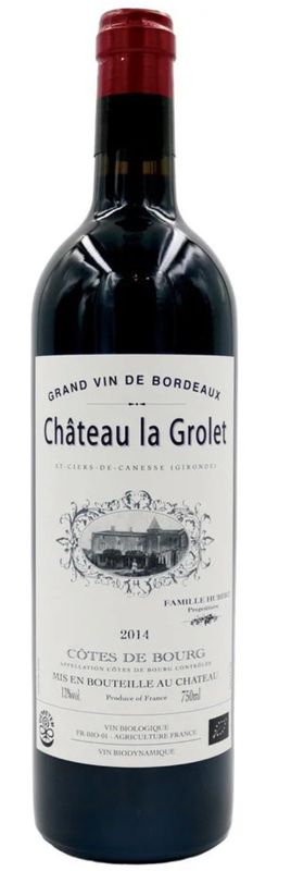 Château Grolet Côtes de Bourg 2022, Bordeaux, France