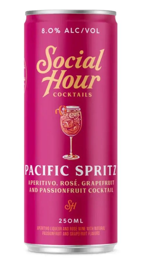 Social Hour Passionfruit Pacific Spritz - 250ml