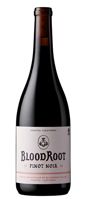 Bloodroot Pinot Noir 2023, Sonoma &amp; Mendocino, California
