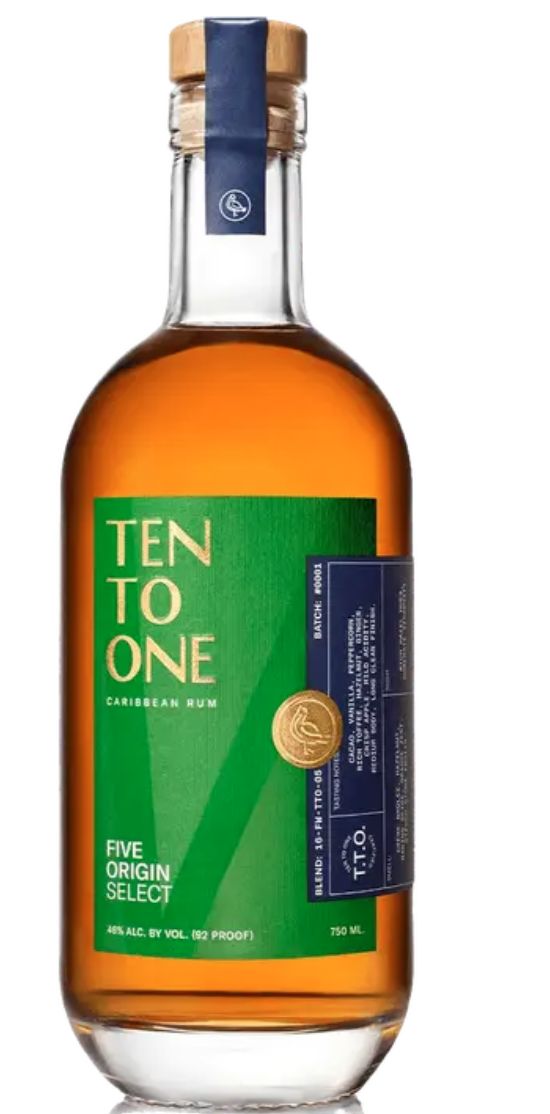 Ten To One &#39;Five Origin Select&#39; Caribbean Rum
