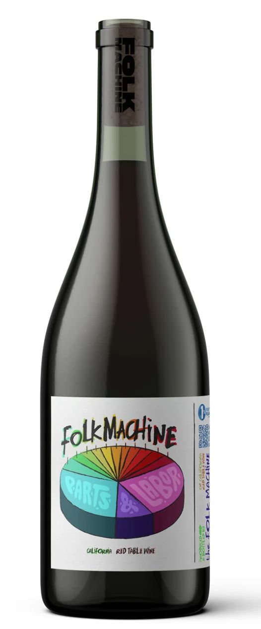 Folk Machine &#39;Parts &amp; Labor&#39; Red 2023, Mendocino County, California