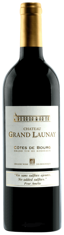 Château Grand Launay &#39;Pour Amélie&#39; Côtes de Bourg Rouge 2019, Bordeaux, France