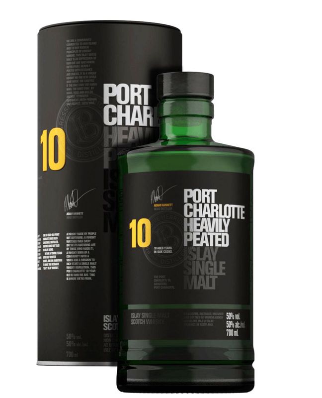 Port Charlotte 10yr Heavily Peated Islay Single Malt Scotch