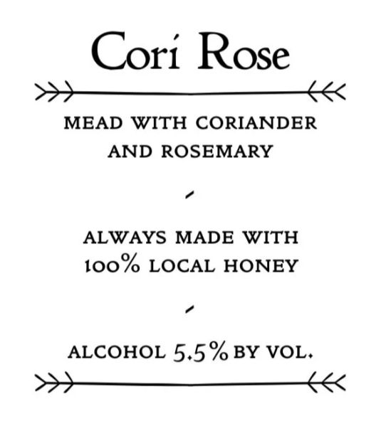Golden Rule Mead &#39;Cori Rose&#39; - 355ml