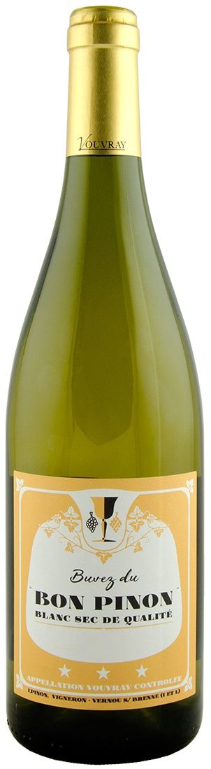 François et Julien Pinon &#39;Le Bon Pinon&#39; Vouvray Sec 2023, Loire Valley, France