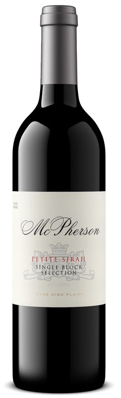 McPherson Petit Sirah  2020, Texas High Plains, Texas
