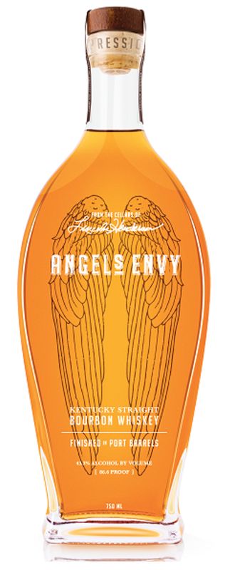 Angel's Envy Straight Bourbon Whiskey Finished In Port  Wine Barrels