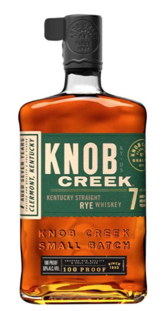 Knob Creek 7yr Straight Rye Whiskey - 1L