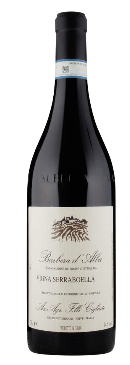 Cigliuti 'Vigna Serraboella' Barbera d'Alba 2023, Piedmont, Italy