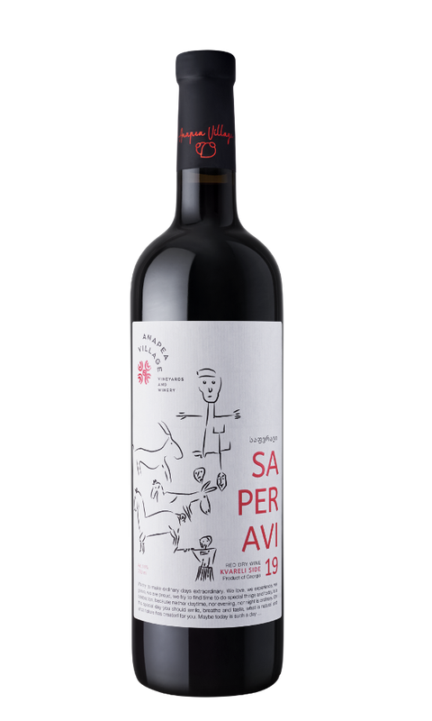 Anapea Village 'Kindzmarauli' Saperavi 2019, Kakheti, Georgia