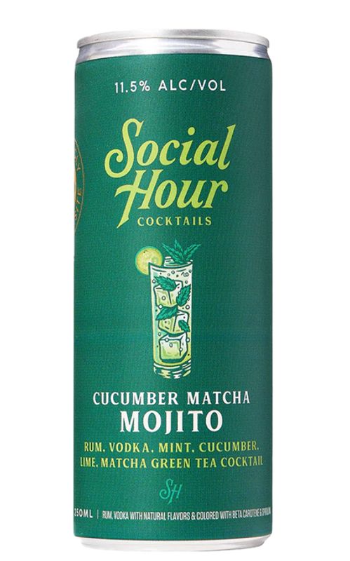 Social Hour Cucumber Matcha Mojito - 250ml